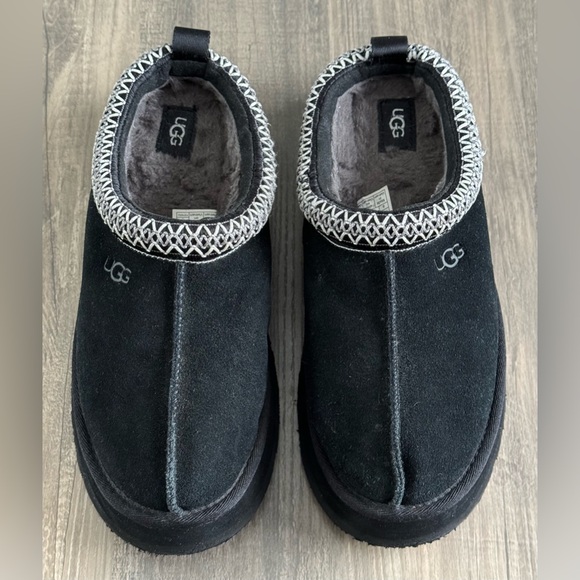 Ugg Tazz Tasman Platform Slippers Black Size 8 EUC! - Picture 4 of 16